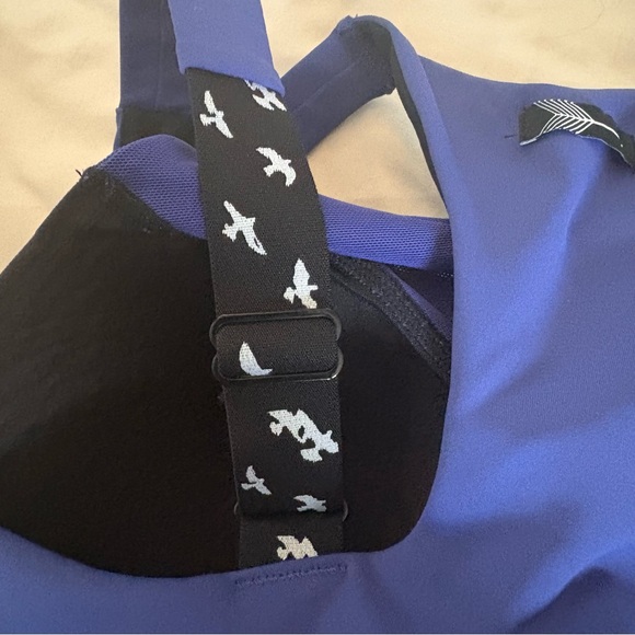 Oiselle Sisters Sports Bra Padded Bird High Impact - Picture 4 of 13